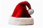 Santa Claus hat isolated on white background