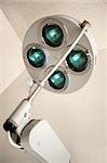 New and modern lamp in a surgical room
