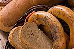 still life with various baked bread