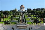 The bahai temple in Haifa