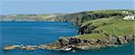 the cornish coast at port isaac cornwall england uk