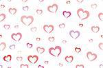 Seamless colorful hearts background [vector illustration]