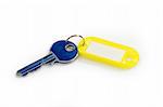 A key fob, isolated on bright.