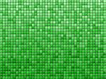 Green tile background pattern. Computer generated picture.