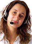 Young businesswoman having a phone call