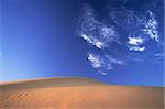 Ripples of desert dunes, sahara, Tunisia, Africa.