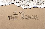 I love the beach written in the sand at Haumoana Beach, Hawke's Bay, New Zealand