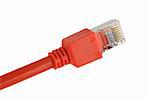 Red Cat6 network cable