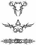 tribal tattoo designs / vector illustration