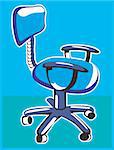 Illustration of a computer chair