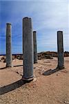 Ancient ruins of Nora on Sardinia in Italy