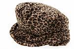 panther pattern  hat on white