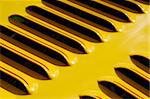 colorful sports car engine vent close-up