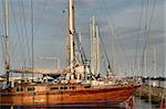 sail-boats in the marina