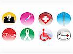 vector medical icon series web 2.0 style set_11