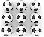 series soccer ball 3d image