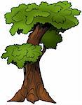 Tree 09 - cartoon illustration as vector