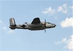 World War II era American bomber B-25 Mitchell