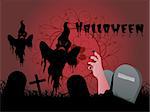 halloween graveyard background, wallpaper