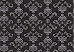 Vector illustration of elegant Victorian retro motif wallpaper Pattern