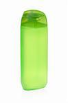 A bottle of green shower gel