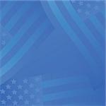 Concept illustration showing three United States of America flags in different shades of blue