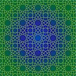 Seamless design of traditional Islamic geometric pattern