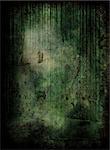 green grunge background with room to add your own copy