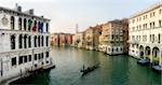 View on Grand Canal  in Venice, Italy.