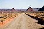 Setting Hen Butte - Valley of the gods in Utah, USA