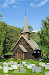 Wood church in one of  Norway town