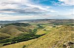 view on the valley from the mountain