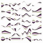 Elements for your design, abstract waves