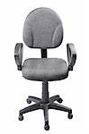 Single office chair on white background