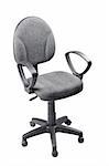 Single office chair on white background