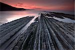 Flysch in Zumaia´s beach, Gipuzkoa (Spain)