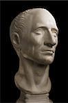 Gypsum head of Julius Caesar