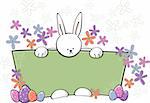 Easter and spring use with text area-More Easter Vectors In Portfolio