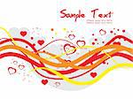 beautiful color love background