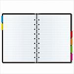 Illustrated diary or organiser with blank pages with room to add your own text