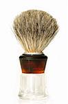 Shaving brush isolated on white background