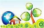Go green recycle and environment background
