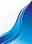 Blue Waves business card background