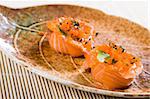 japanese sushi food - salmon sushi