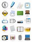 Office tools vector icon set 2