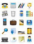 Office tools vector icon set 3