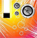Abstract Music event background for advertise or brochure