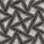Seamless texture of grey 3d stones covered with dust