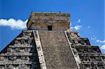 The temples of chichen itza temple in Mexico, one of the new 7 wonders of the world