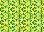 Wallpaper pattern on the yellow background